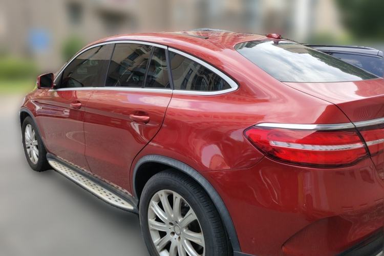 Used Mercedes-Benz GLE Coupe 2015 GLE 320 4MATIC Coupe SUV Rear Left 45 Deg