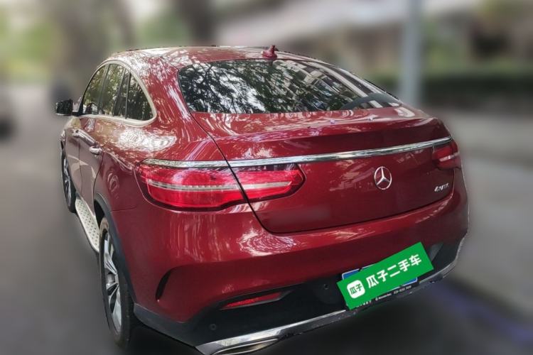 Used Mercedes-Benz GLE Coupe 2015 GLE 400 4MATIC Coupe SUV Rear Left 45 Deg