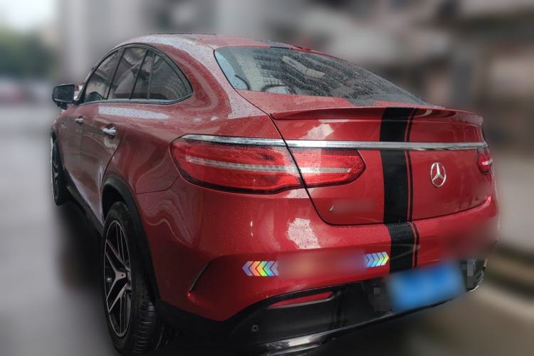 Used Mercedes-Benz GLE Coupe 2015 GLE 450 AMG 4MATIC Coupe SUV Rear Left 45 Deg