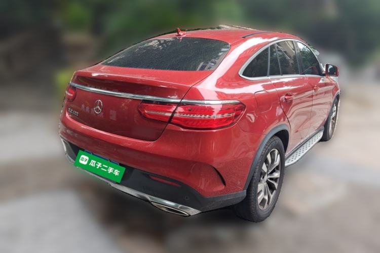 Used Mercedes-Benz GLE Coupe 2015 GLE 400 4MATIC Coupe SUV Rear Right 45 Deg
