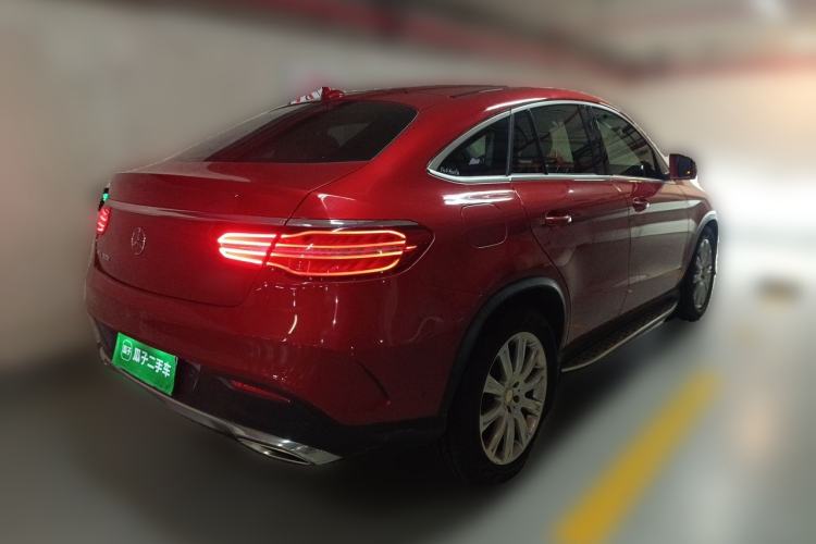 Used Mercedes-Benz GLE Coupe 2015 GLE 320 4MATIC Coupe SUV Rear Right 45 Deg