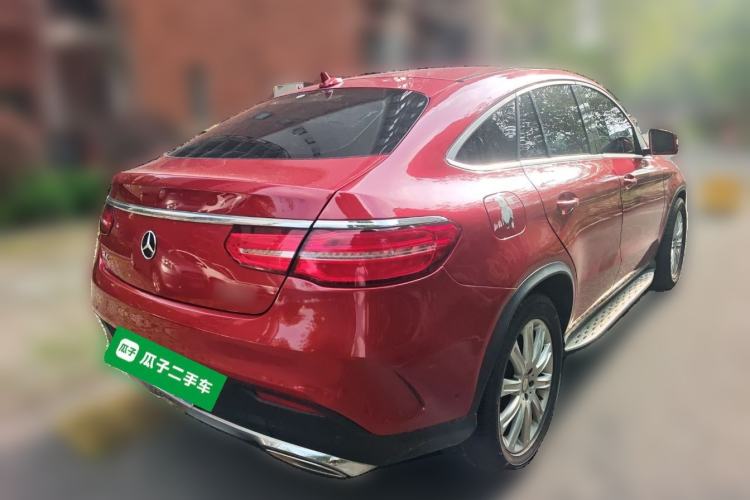 Used Mercedes-Benz GLE Coupe 2015 GLE 320 4MATIC Coupe SUV Rear Right 45 Deg