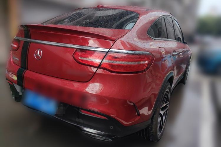 Used Mercedes-Benz GLE Coupe 2015 GLE 450 AMG 4MATIC Coupe SUV Rear Right 45 Deg