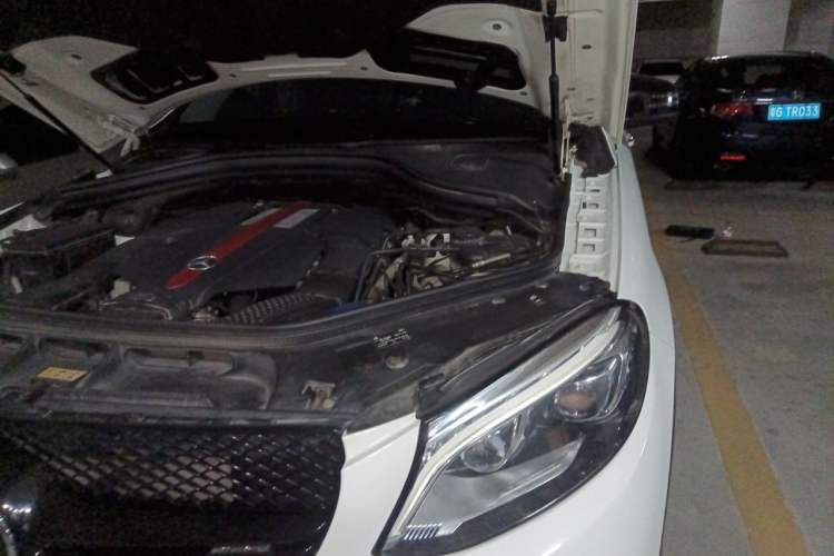 Used Mercedes-Benz GLE Coupe 2015 GLE 450 AMG 4MATIC Coupe SUV Engine Bay Left