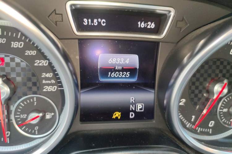Used Mercedes-Benz GLE Coupe 2015 GLE 450 AMG 4MATIC Coupe SUV Odometer Close Up