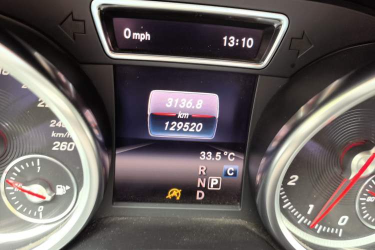 Used Mercedes-Benz GLE Coupe 2015 GLE 320 4MATIC Coupe SUV Odometer Close Up