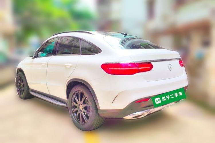 Used Mercedes-Benz GLE Coupe 2015 GLE 320 4MATIC Coupe SUV Rear Left 45 Deg