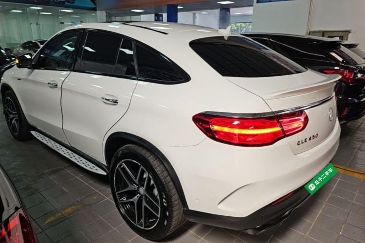 Used Mercedes-Benz GLE Coupe 2015 GLE 450 AMG 4MATIC Coupe SUV Rear Left 45 Deg