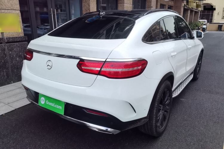 Used Mercedes-Benz GLE Coupe 2015 GLE 320 4MATIC Coupe SUV Rear Right 45 Deg
