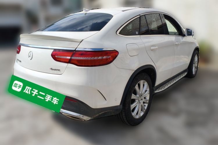 Used Mercedes-Benz GLE Coupe 2015 GLE 320 4MATIC Coupe SUV Rear Right 45 Deg