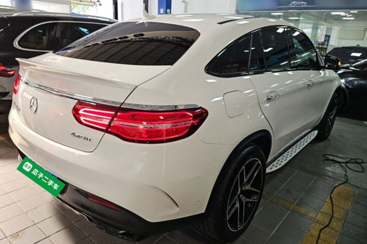 Used Mercedes-Benz GLE Coupe 2015 GLE 450 AMG 4MATIC Coupe SUV Rear Right 45 Deg
