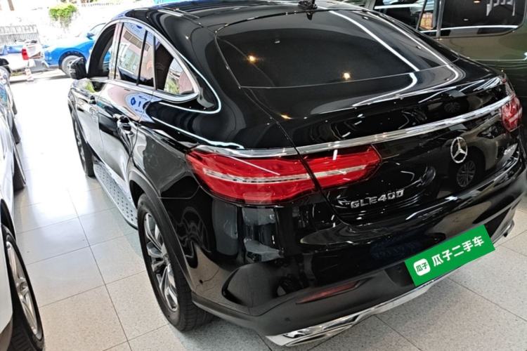 Used Mercedes-Benz GLE Coupe 2017 GLE 400 4MATIC Coupe SUV Rear Left 45 Deg