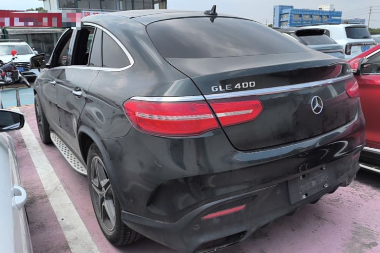 Used Mercedes-Benz GLE Coupe 2017 GLE 400 4MATIC Coupe SUV Rear Left 45 Deg