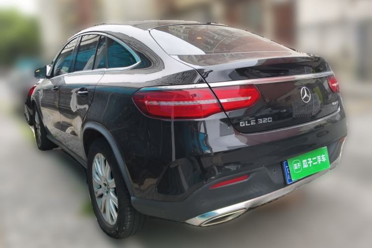 Used Mercedes-Benz GLE Coupe 2017 GLE 320 4MATIC Coupe SUV Rear Left 45 Deg