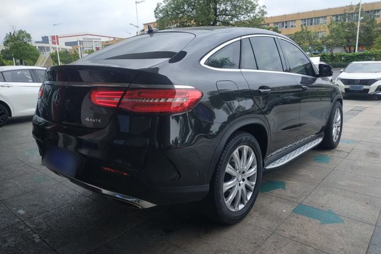Used Mercedes-Benz GLE Coupe 2017 GLE 320 4MATIC Coupe SUV Rear Right 45 Deg
