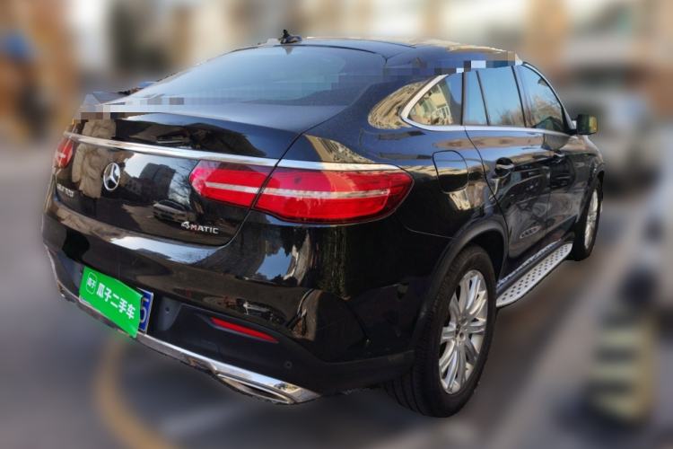 Used Mercedes-Benz GLE Coupe 2017 GLE 320 4MATIC Coupe SUV Rear Right 45 Deg