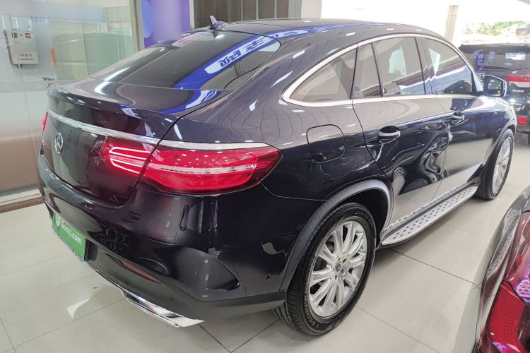 Used Mercedes-Benz GLE Coupe 2017 GLE 320 4MATIC Coupe SUV Rear Right 45 Deg