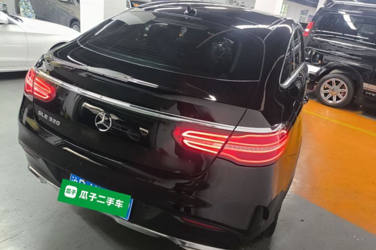 Used Mercedes-Benz GLE Coupe 2017 GLE 320 4MATIC Coupe SUV Rear Right 45 Deg