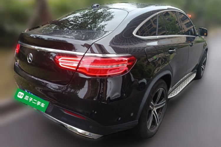 Used Mercedes-Benz GLE Coupe 2017 GLE 320 4MATIC Coupe SUV Rear Right 45 Deg