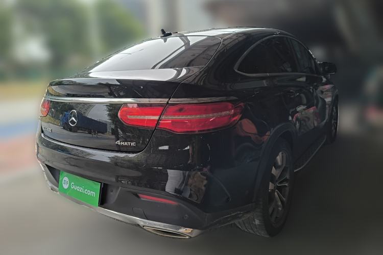 Used Mercedes-Benz GLE Coupe 2017 GLE 400 4MATIC Coupe SUV Rear Right 45 Deg