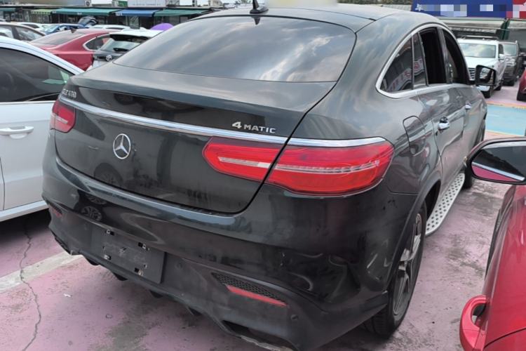 Used Mercedes-Benz GLE Coupe 2017 GLE 400 4MATIC Coupe SUV Rear Right 45 Deg