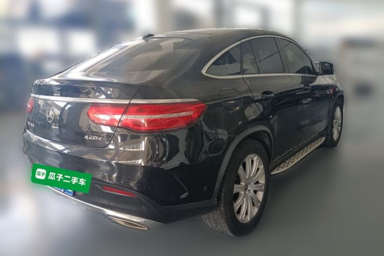 Used Mercedes-Benz GLE Coupe 2017 GLE 320 4MATIC Coupe SUV Rear Right 45 Deg