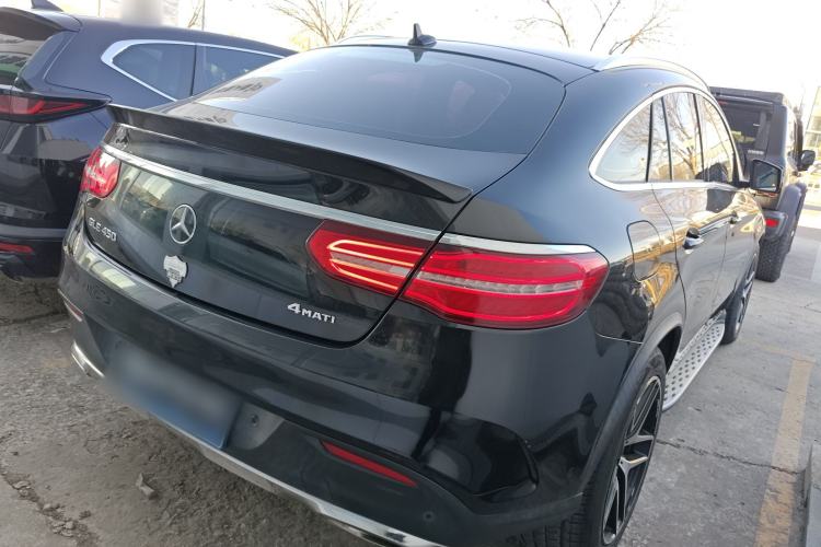 Used Mercedes-Benz GLE Coupe 2017 GLE 320 4MATIC Coupe SUV Rear Right 45 Deg