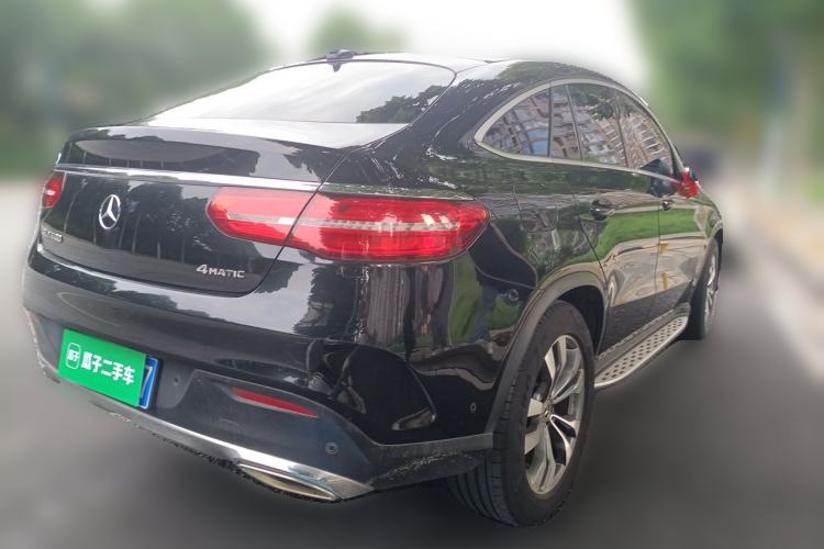 Used Mercedes-Benz GLE Coupe 2017 GLE 400 4MATIC Coupe SUV Rear Right 45 Deg