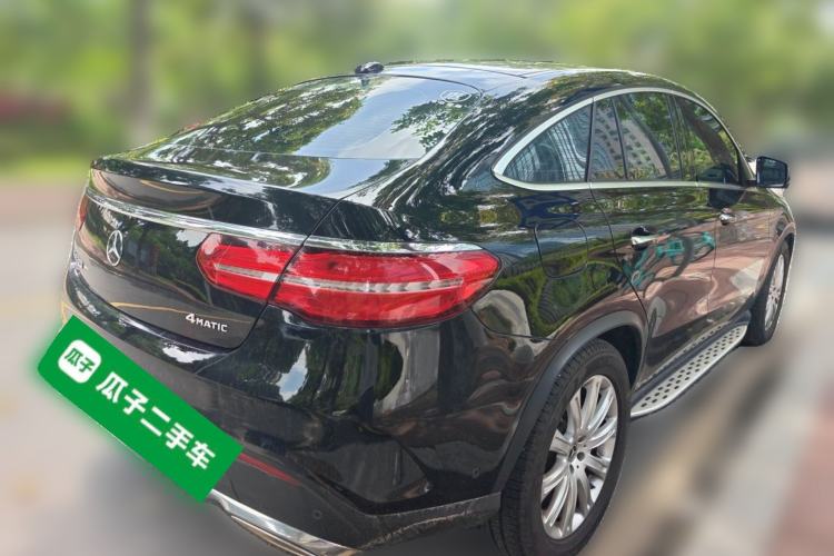 Used Mercedes-Benz GLE Coupe 2017 GLE 320 4MATIC Coupe SUV Rear Right 45 Deg