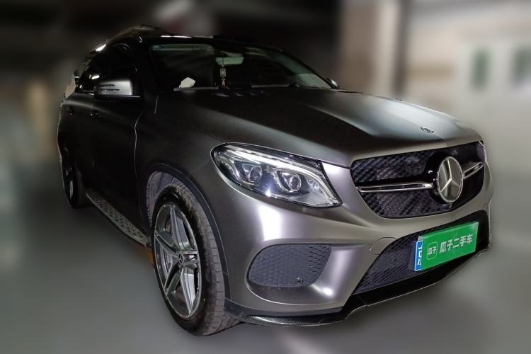 Used Mercedes-Benz GLE Coupe 2017 GLE 450 AMG 4MATIC Coupe SUV Front Right 45 Deg