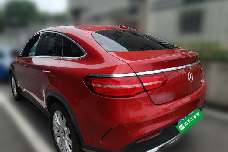 Used Mercedes-Benz GLE Coupe 2017 GLE 320 4MATIC Coupe SUV Rear Left 45 Deg