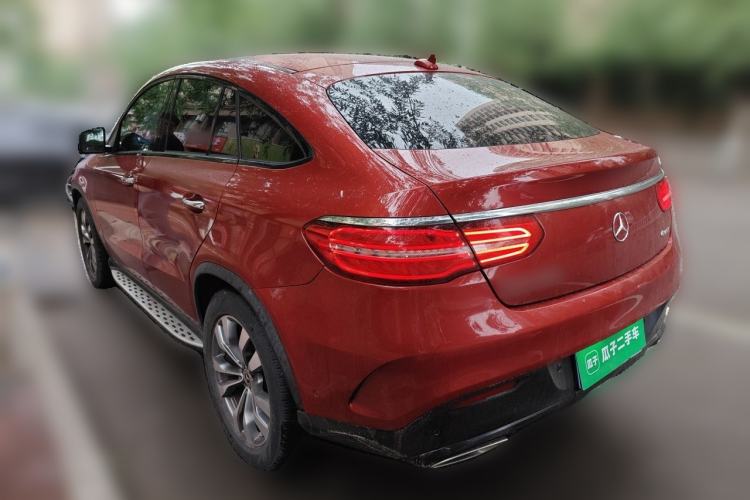 Used Mercedes-Benz GLE Coupe 2017 GLE 400 4MATIC Coupe SUV Rear Left 45 Deg