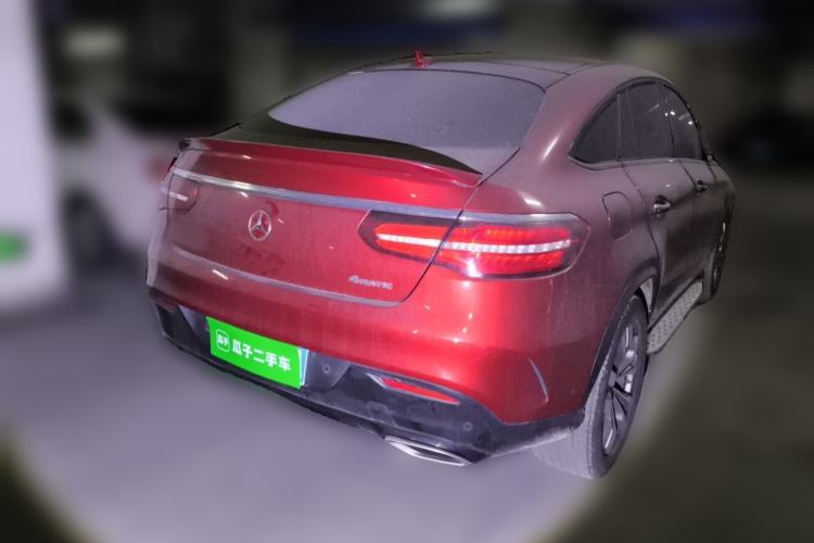 Used Mercedes-Benz GLE Coupe 2017 GLE 400 4MATIC Coupe SUV Rear Right 45 Deg