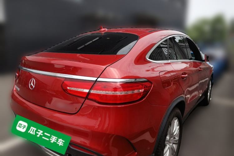 Used Mercedes-Benz GLE Coupe 2017 GLE 320 4MATIC Coupe SUV Rear Right 45 Deg