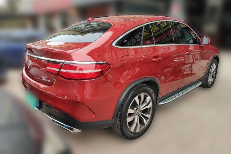 Used Mercedes-Benz GLE Coupe 2017 GLE 400 4MATIC Coupe SUV Rear Right 45 Deg