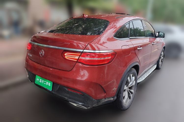 Used Mercedes-Benz GLE Coupe 2017 GLE 400 4MATIC Coupe SUV Rear Right 45 Deg