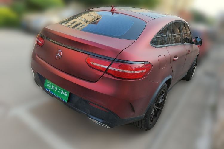 Used Mercedes-Benz GLE Coupe 2017 GLE 320 4MATIC Coupe SUV Rear Right 45 Deg