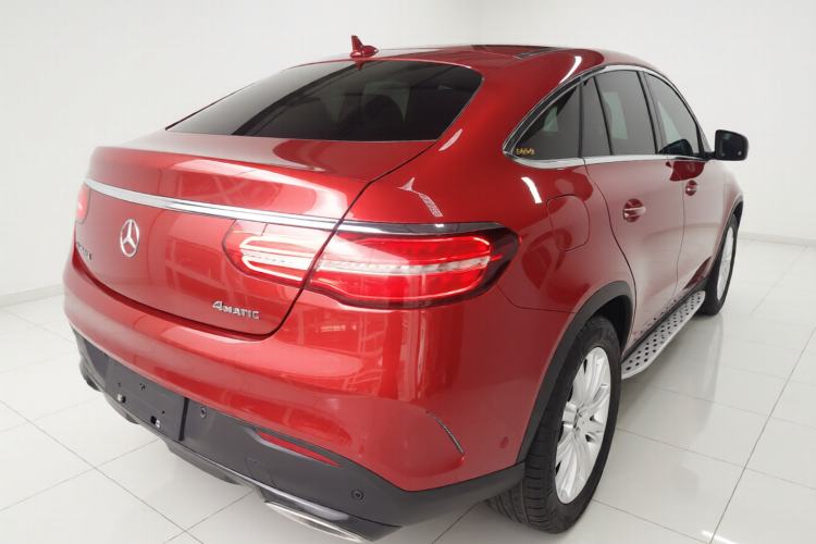 Used Mercedes-Benz GLE Coupe 2017 GLE 320 4MATIC Coupe SUV Rear Right 45 Deg