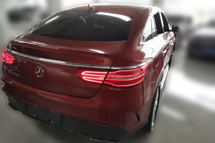 Used Mercedes-Benz GLE Coupe 2017 GLE 320 4MATIC Coupe SUV Rear Right 45 Deg