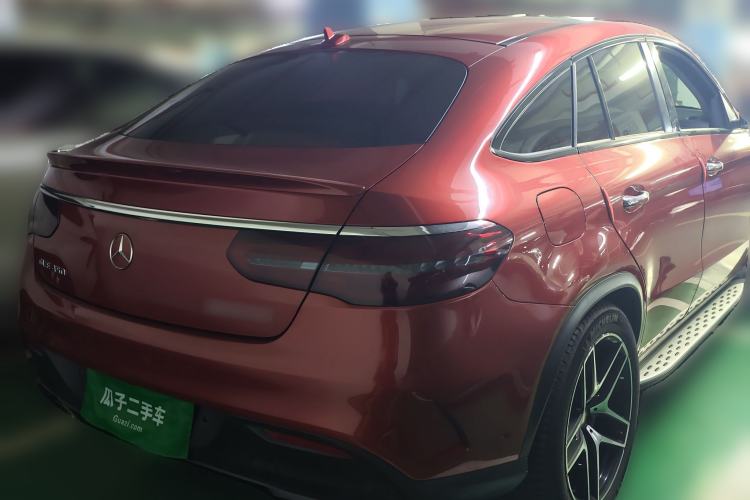 Used Mercedes-Benz GLE Coupe 2017 GLE 450 AMG 4MATIC Coupe SUV Rear Right 45 Deg