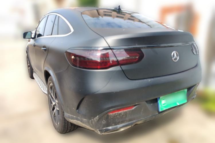 Used Mercedes-Benz GLE Coupe 2017 GLE 400 4MATIC Coupe SUV Rear Left 45 Deg