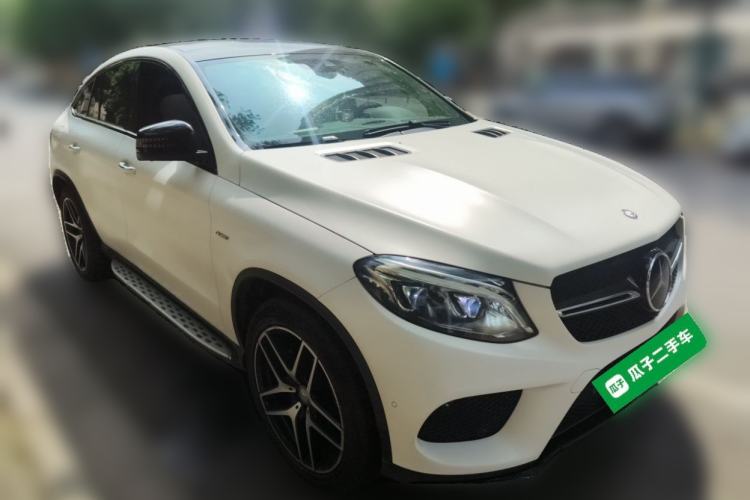 Used Mercedes-Benz GLE Coupe 2017 GLE 450 AMG 4MATIC Coupe SUV Front Right 45 Deg