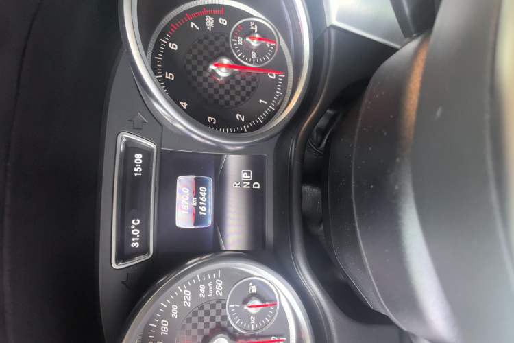 Used Mercedes-Benz GLE Coupe 2017 GLE 450 AMG 4MATIC Coupe SUV Odometer Close Up