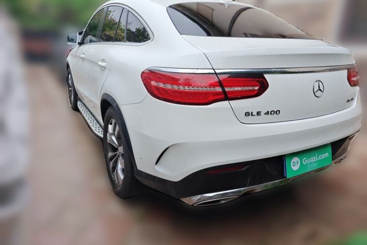 Used Mercedes-Benz GLE Coupe 2017 GLE 400 4MATIC Coupe SUV Rear Left 45 Deg