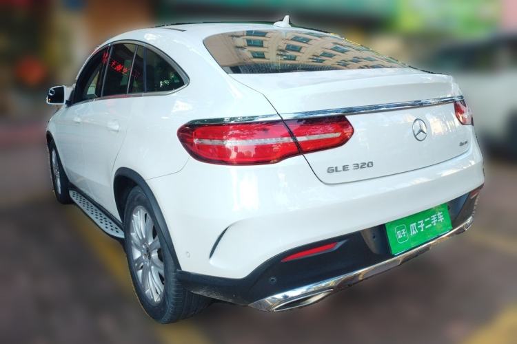 Used Mercedes-Benz GLE Coupe 2017 GLE 320 4MATIC Coupe SUV Rear Left 45 Deg