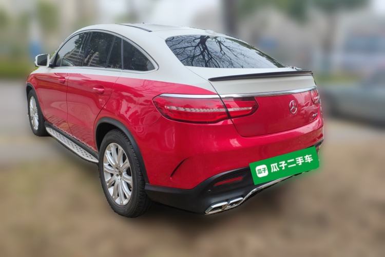 Used Mercedes-Benz GLE Coupe 2017 GLE 320 4MATIC Coupe SUV Rear Left 45 Deg