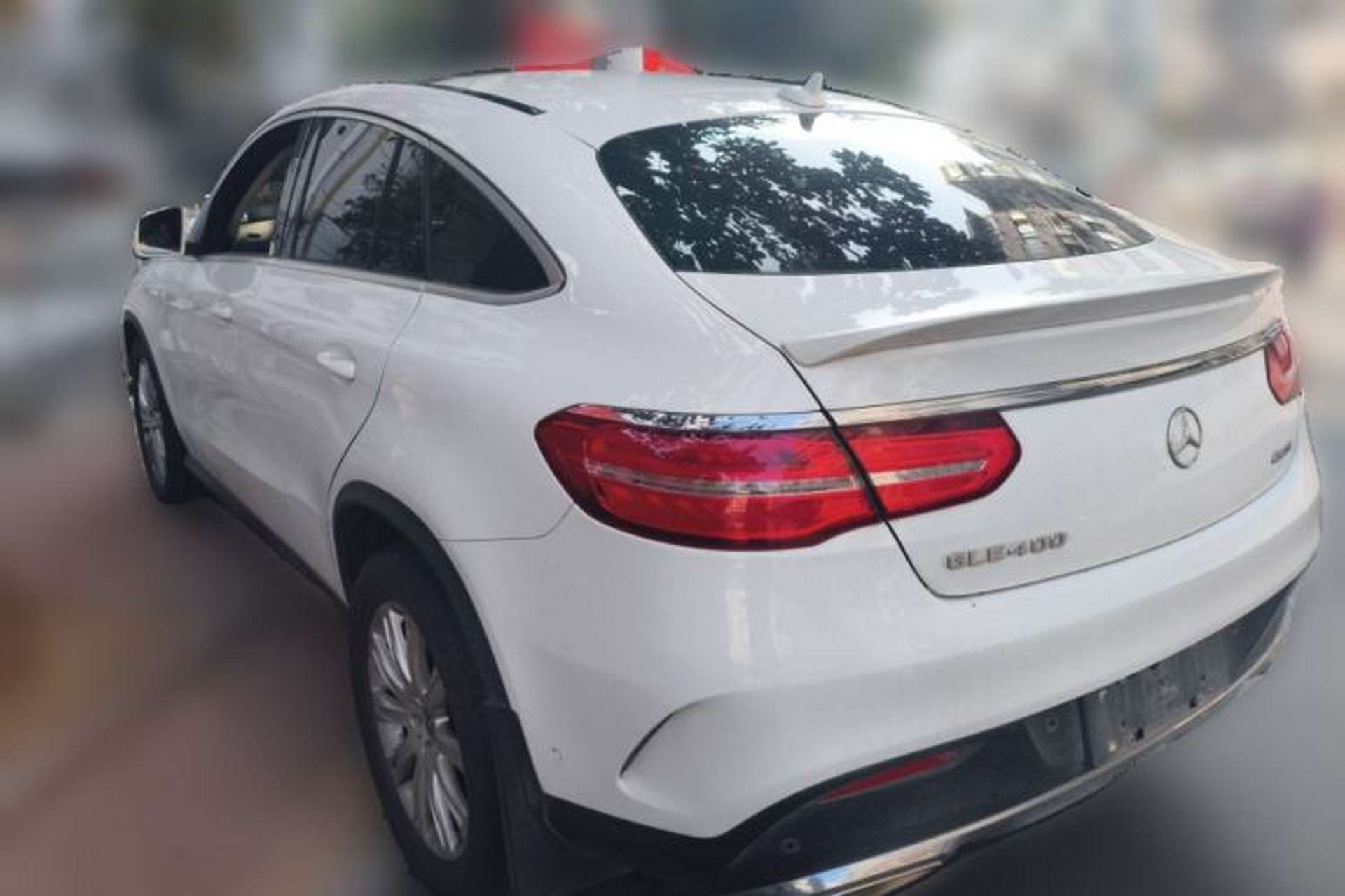 Used Mercedes-Benz GLE Coupe 2017 GLE 320 4MATIC Coupe SUV Rear Left 45 Deg