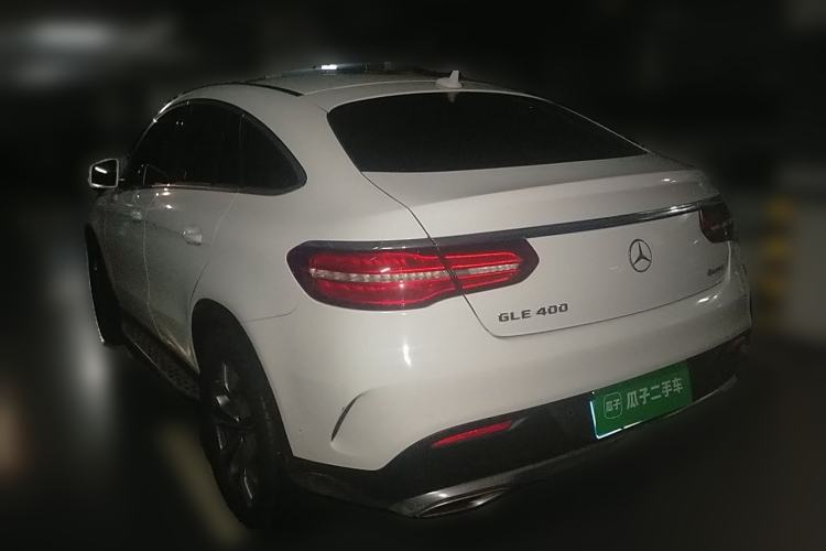 Used Mercedes-Benz GLE Coupe 2017 GLE 400 4MATIC Coupe SUV Rear Left 45 Deg