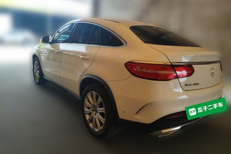 Used Mercedes-Benz GLE Coupe 2017 GLE 400 4MATIC Coupe SUV Rear Left 45 Deg