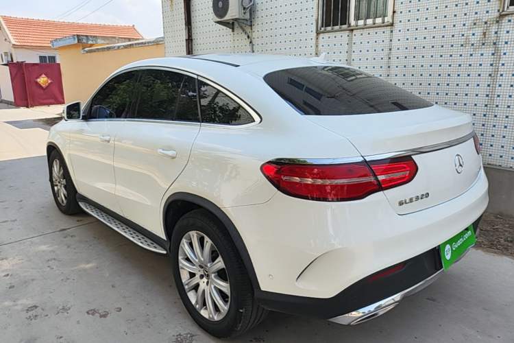 Used Mercedes-Benz GLE Coupe 2017 GLE 320 4MATIC Coupe SUV Rear Left 45 Deg